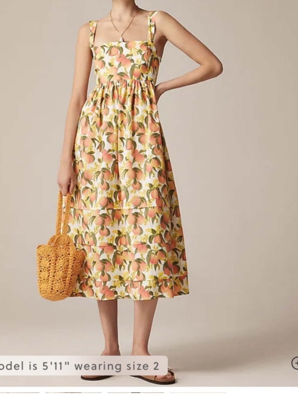 J. Crew Midi Sundress Size 0